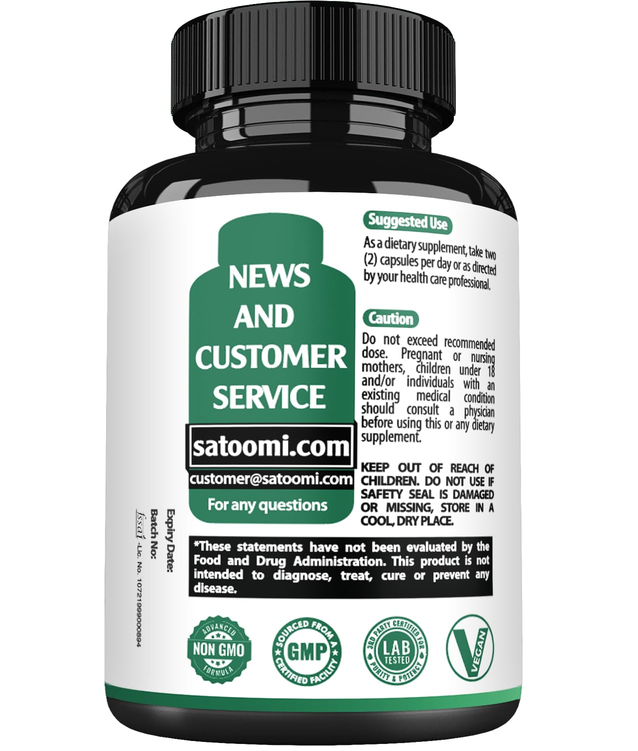 Serving suggestion: two capsules per day