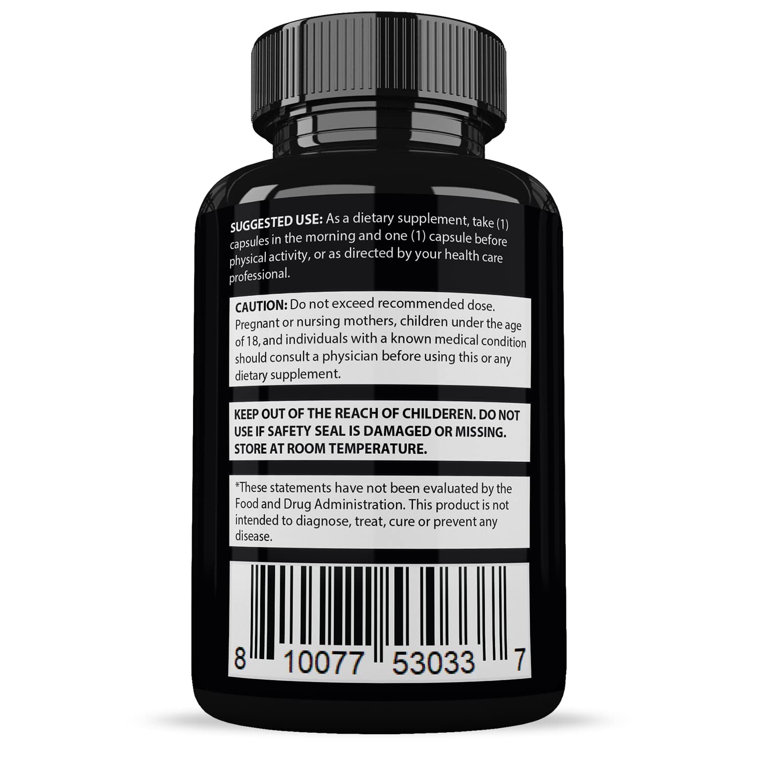 All natural ingredients list for Savage Grow 742MG