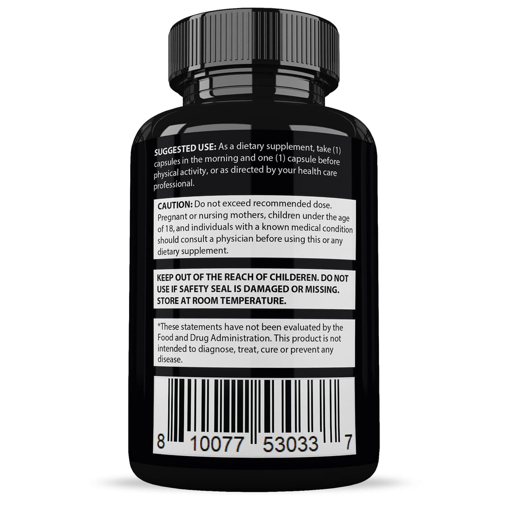 All natural ingredients list for Savage Grow 742MG