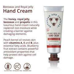 Savannah Bee Company hand cream creamy texture on dry hands