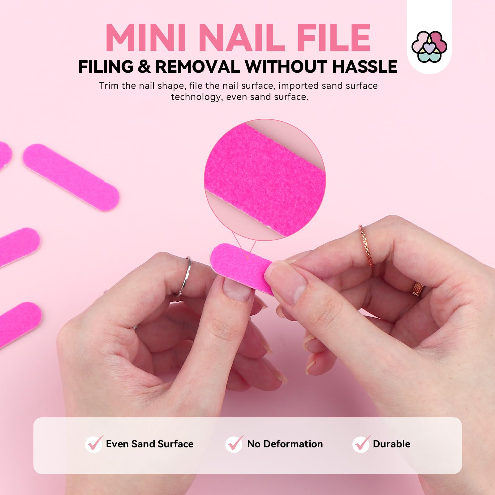 SAVILAND adhesive tabs offer quick, secure nail tip application.