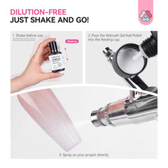 SAVILAND no-dilution formula saves time during nail art