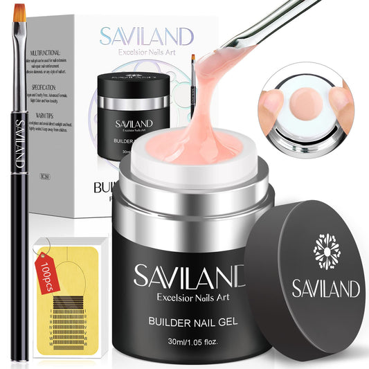 Saviland builder nail gel air cushion package for easy gel extraction and clean usage.