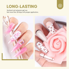 SAVILAND extension gel 30ml bottle for durable enhancements.