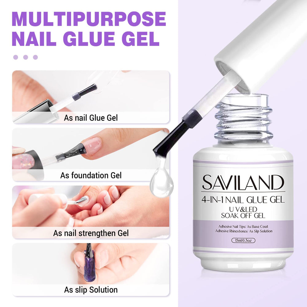 SAVILAND curing lamp performing 60-second quick cure for nails.
