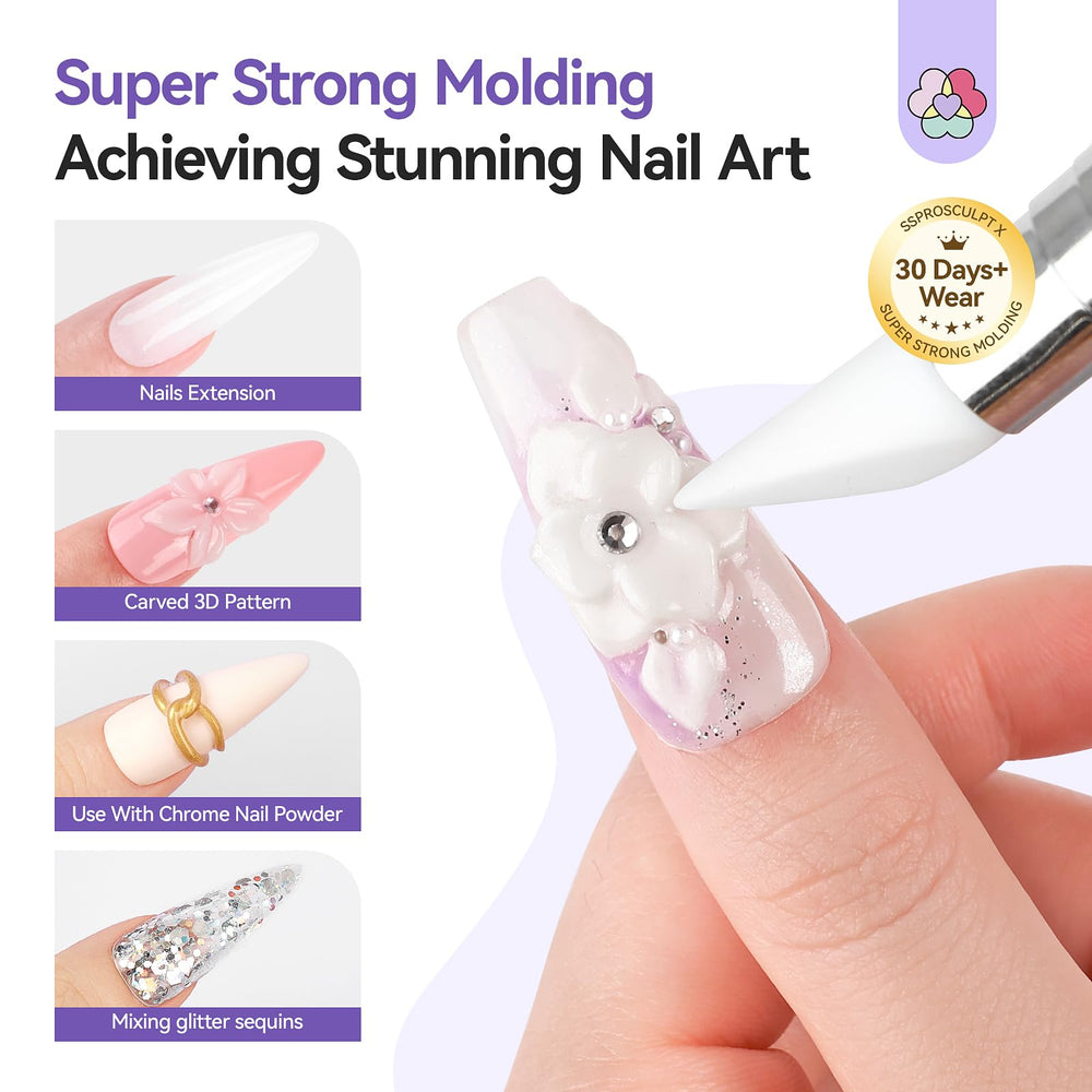 SAVILAND multi-use 3D gel for carving patterns and glitter mixes