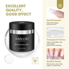 SAVILAND nail brush enabling smooth gel application.