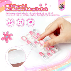 SAVILAND safe ABS nails designed for gentle, irritation free wear