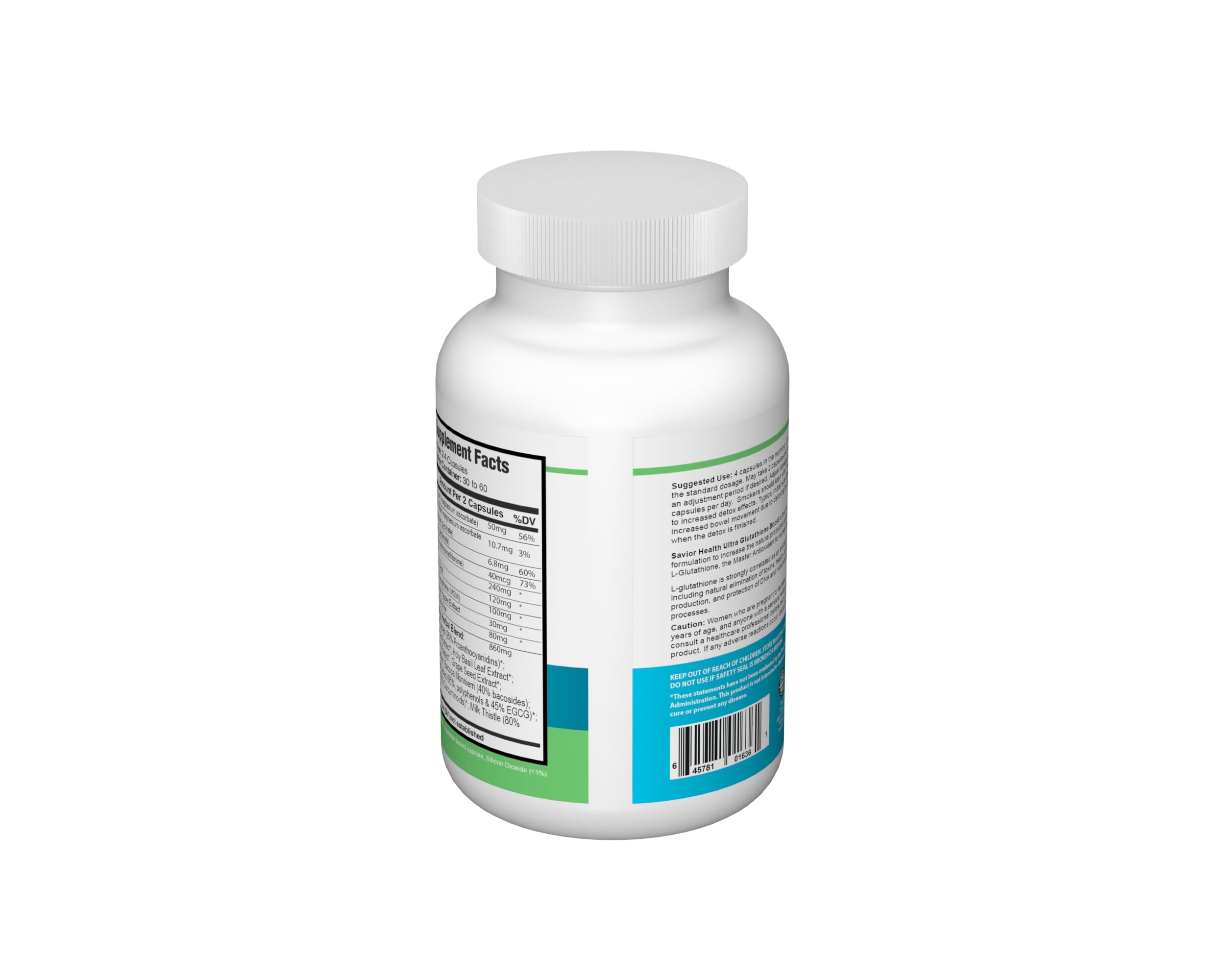 Illustration highlighting plant extracts and antioxidants in the formula