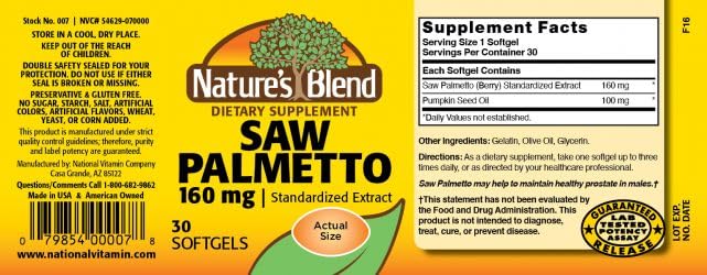 Pumpkin seed oil per serving on softgel