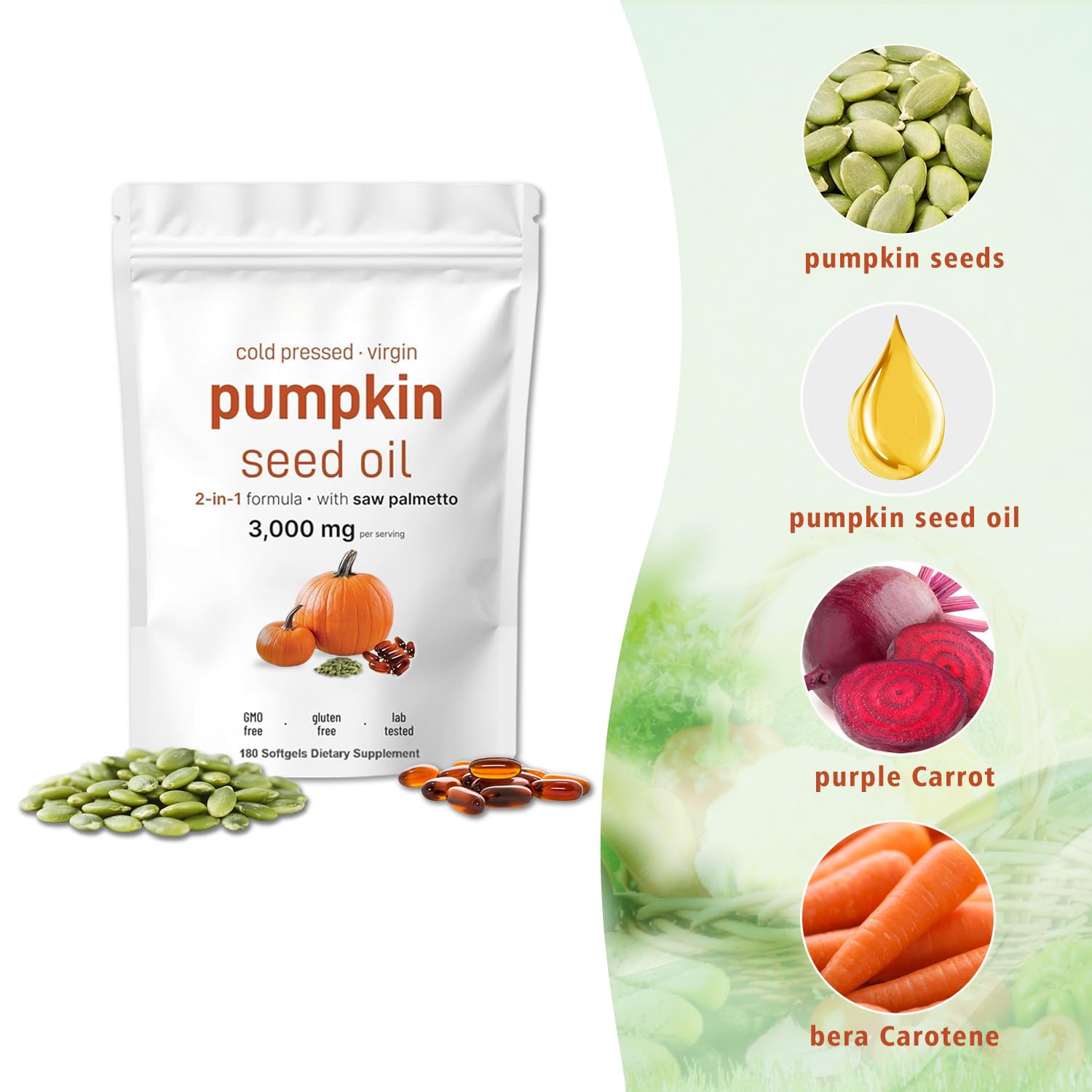 Saw palmetto extract 4:1 per dose 300mg