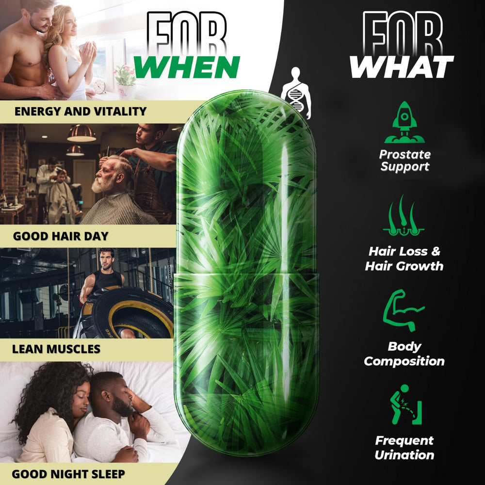 Product packaging for Saw Palmetto for Men