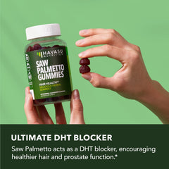 Saw Palmetto gummies ingredients label