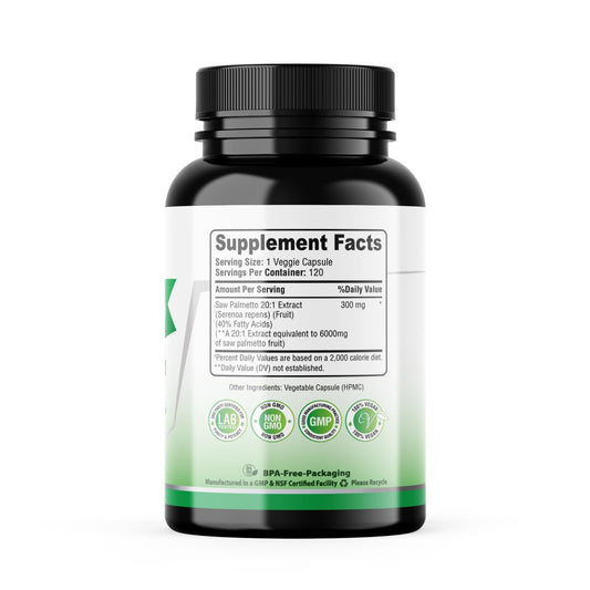 Saw Palmetto supporting prostate and urinary tract health