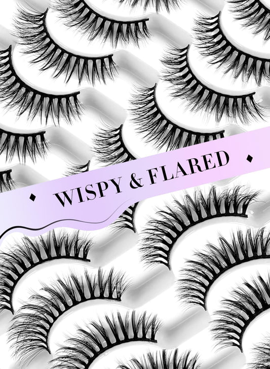 Sawkit Classic eyelashes on eye during application for smooth, easy home use.