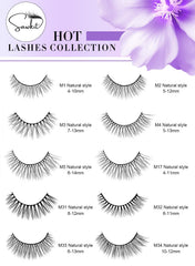 Sawkit Classic pack of 10 lashes ready for daily or event wear.