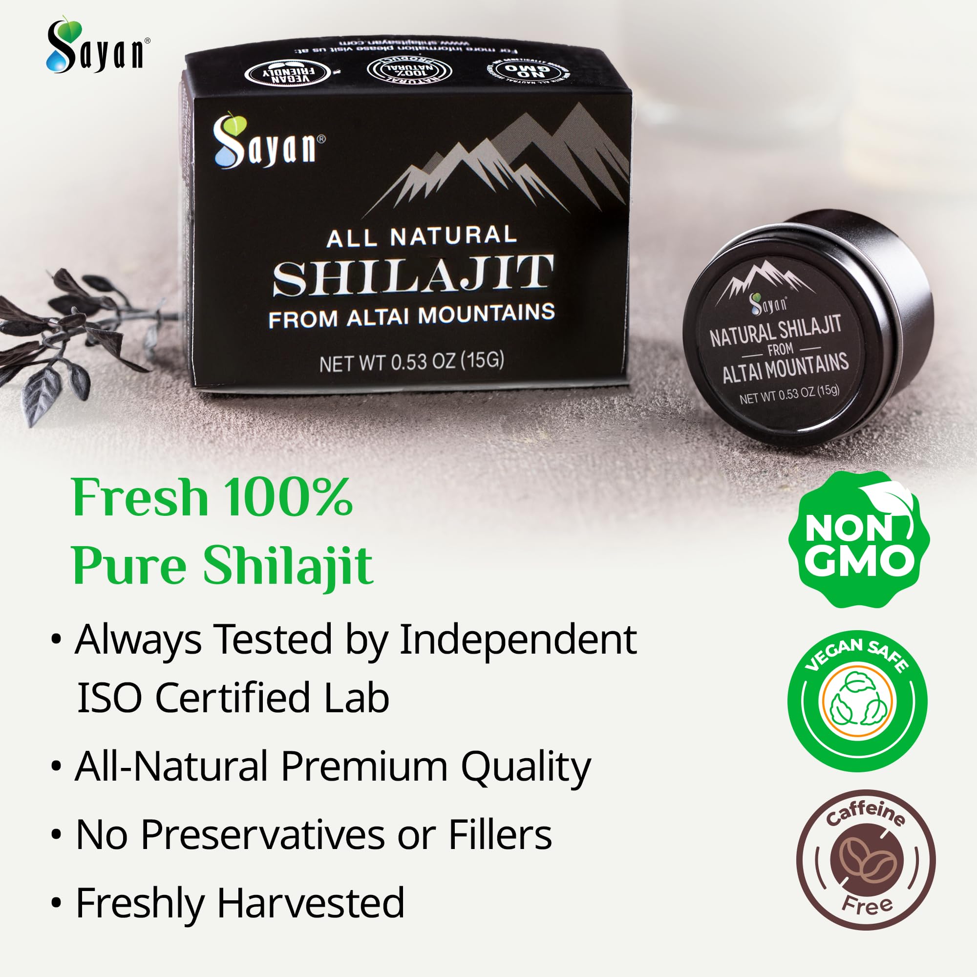 Close-up of Shilajit resin texture