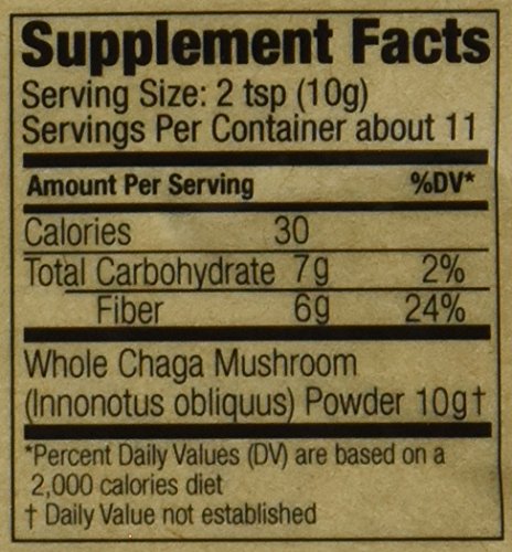 Close-up texture of coarse Chaga powder