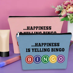 Sazuwu bingo player gift cosmetic pouch makes a fun prize or thoughtful present.