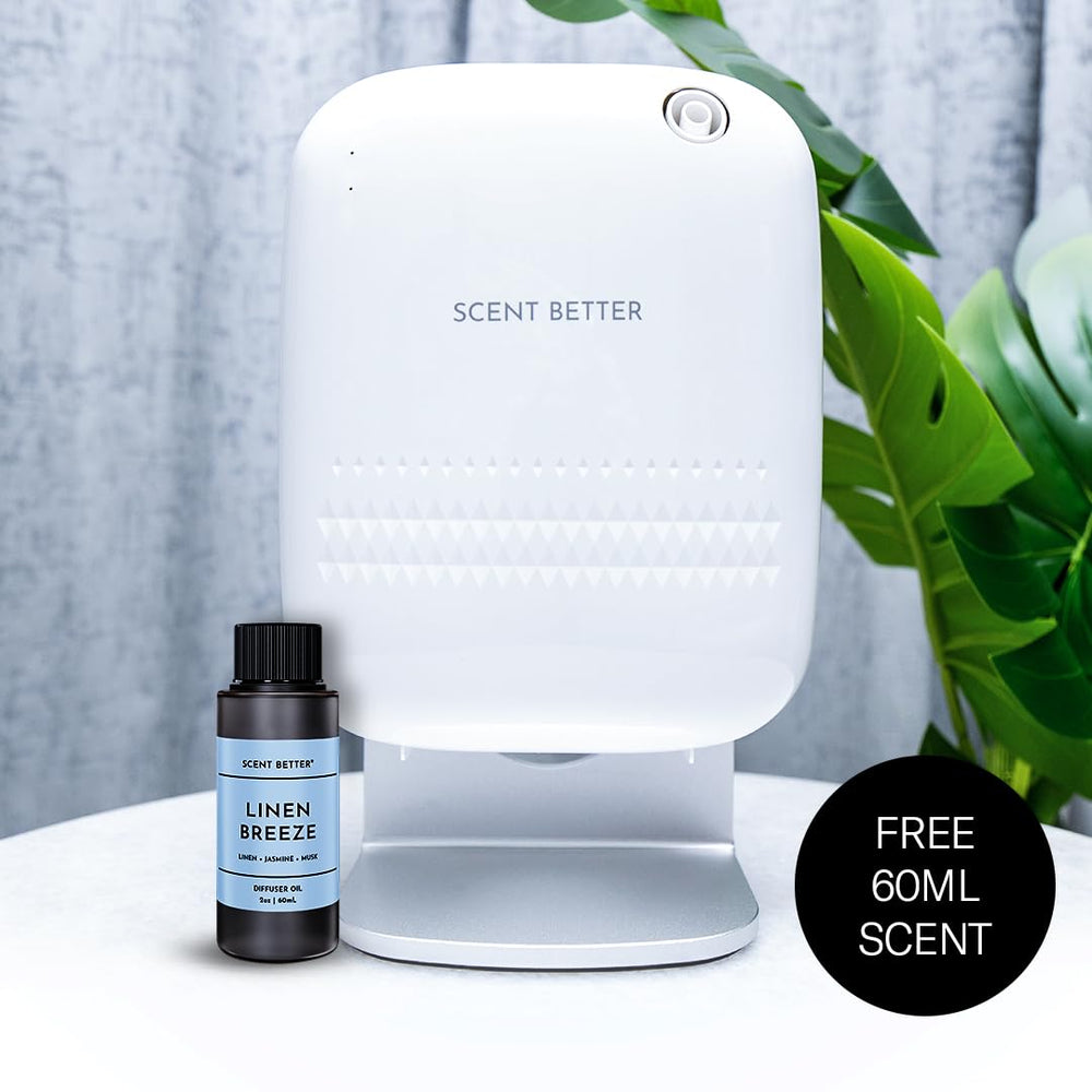 Scent Better Pro app control display, manage scents via Bluetooth on the go.