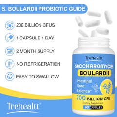 Clinically studied Saccharomyces boulardii probiotic for gut health