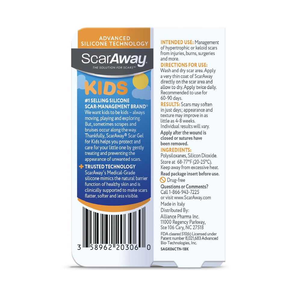 ScarAway packaging photo ready for family use