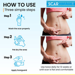 ScarGuard surgeon-preferred silicone treatment for post-surgery scars