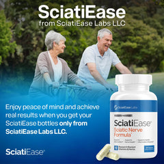 SciatiEase authentic-usa-manufactured badge underscores quality and safety standards.