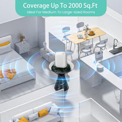 In use: diffuser dispersing scent in a room
