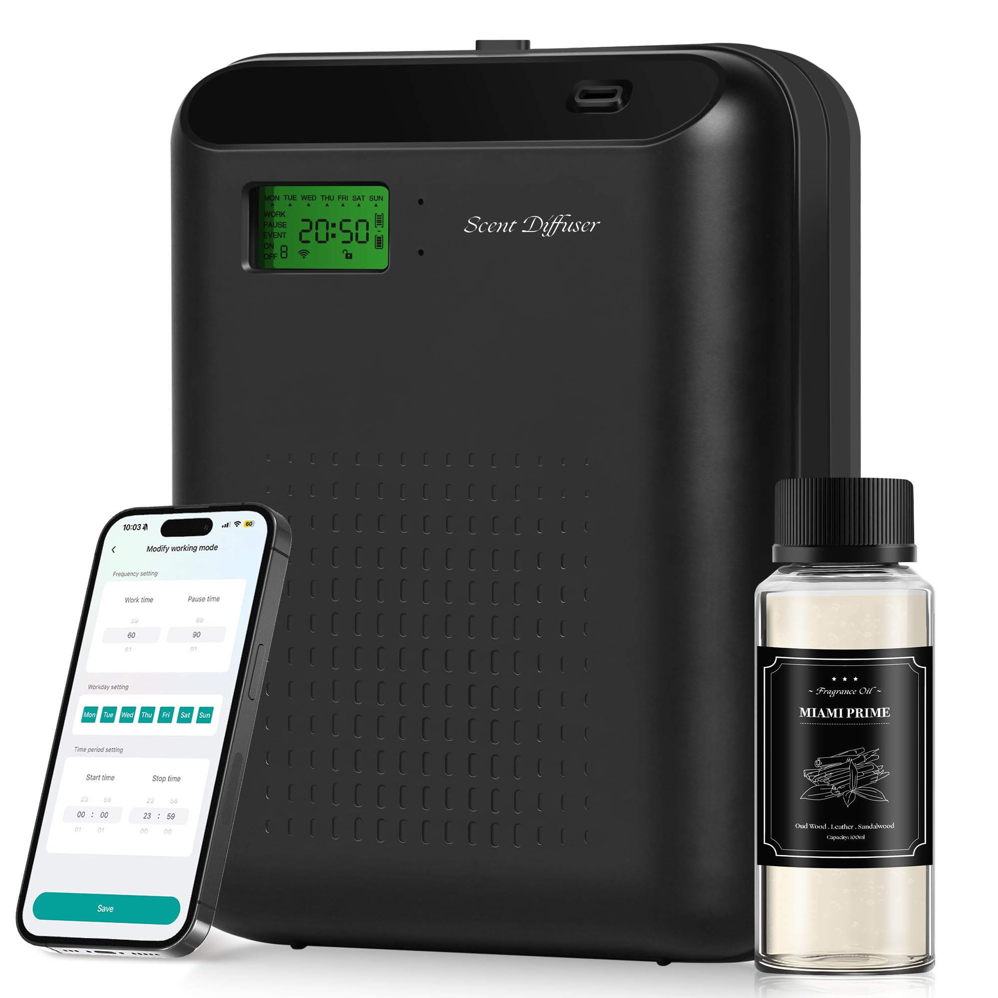 Front view of the Scent Air Machine Starter Kit