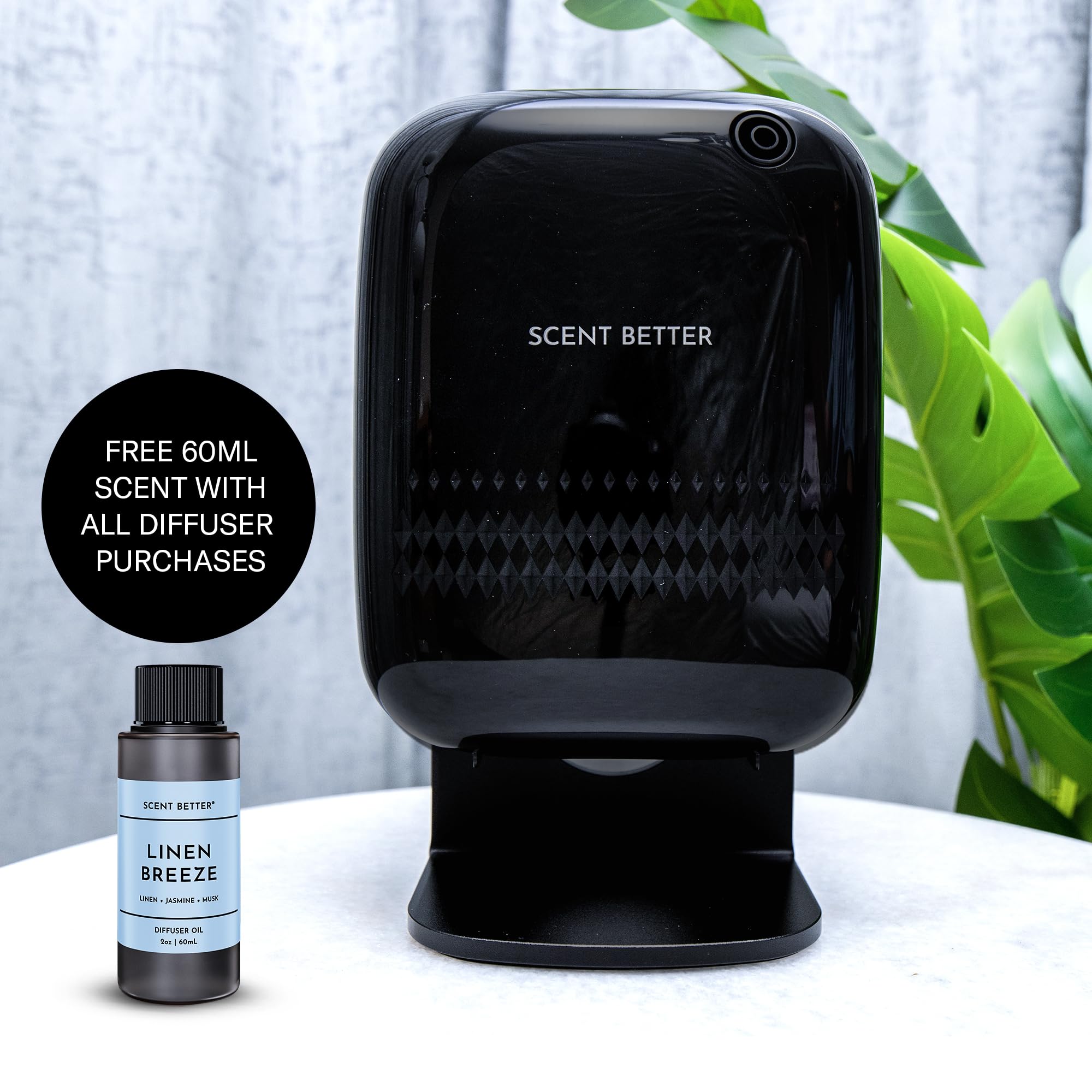 Scent Better Pro bottle-insert image emphasizes quick refills with no decanting.