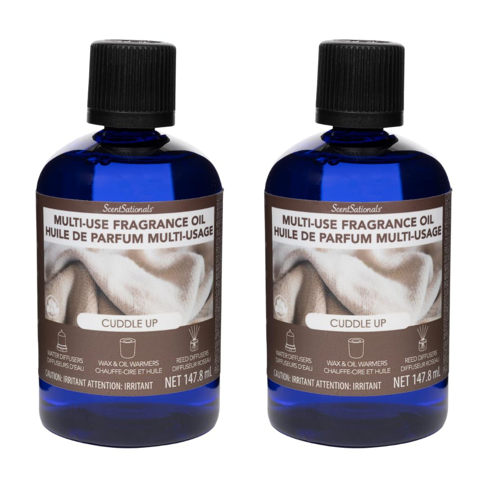 ScentSationals Multi-Use Essential Oils Refill for Diffusers - Cuddle Up, 147.8 ml each (set of 2)