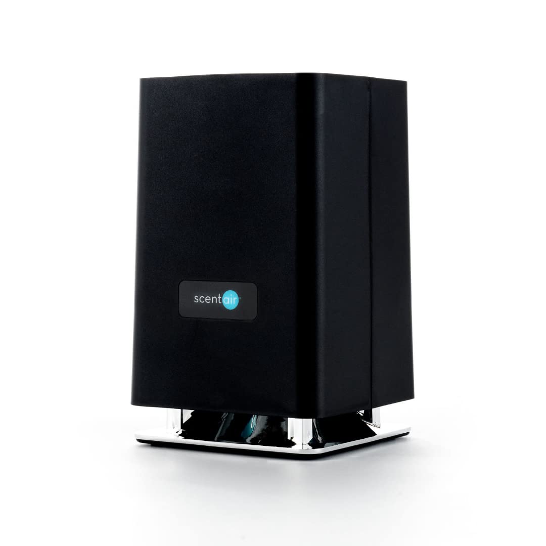 ScentAir Whisper Home diffuser in black, front view