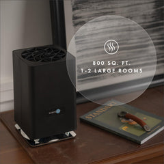 ScentAir Whisper Home diffuser showing Wi-Fi and Bluetooth controls