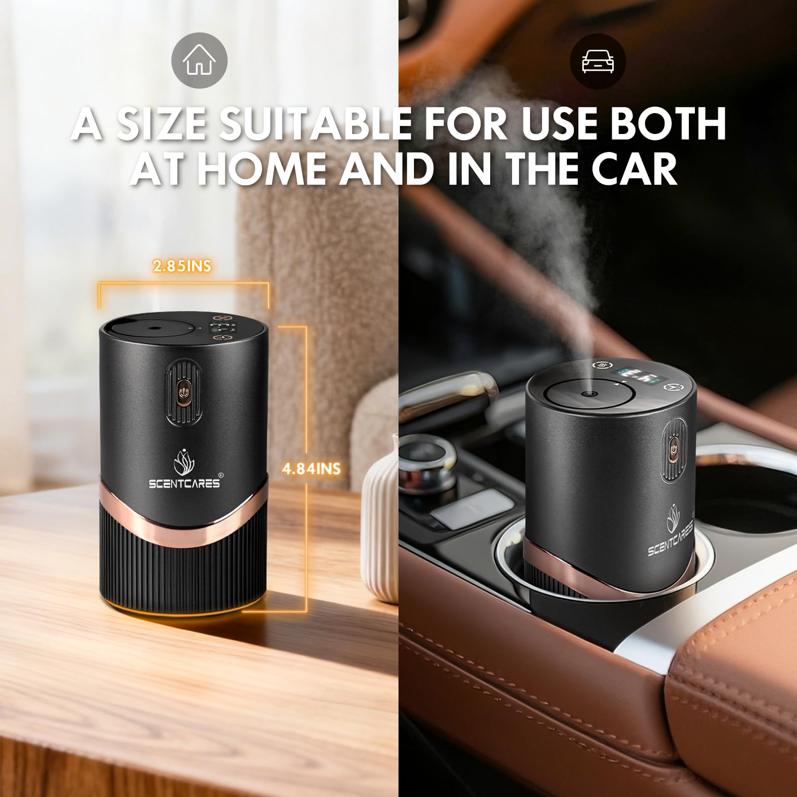 Side view of Scentcare Waterless Diffuser