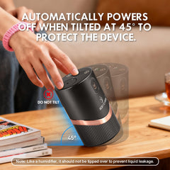 Scentcares Aluminum design offers durable premium feel.