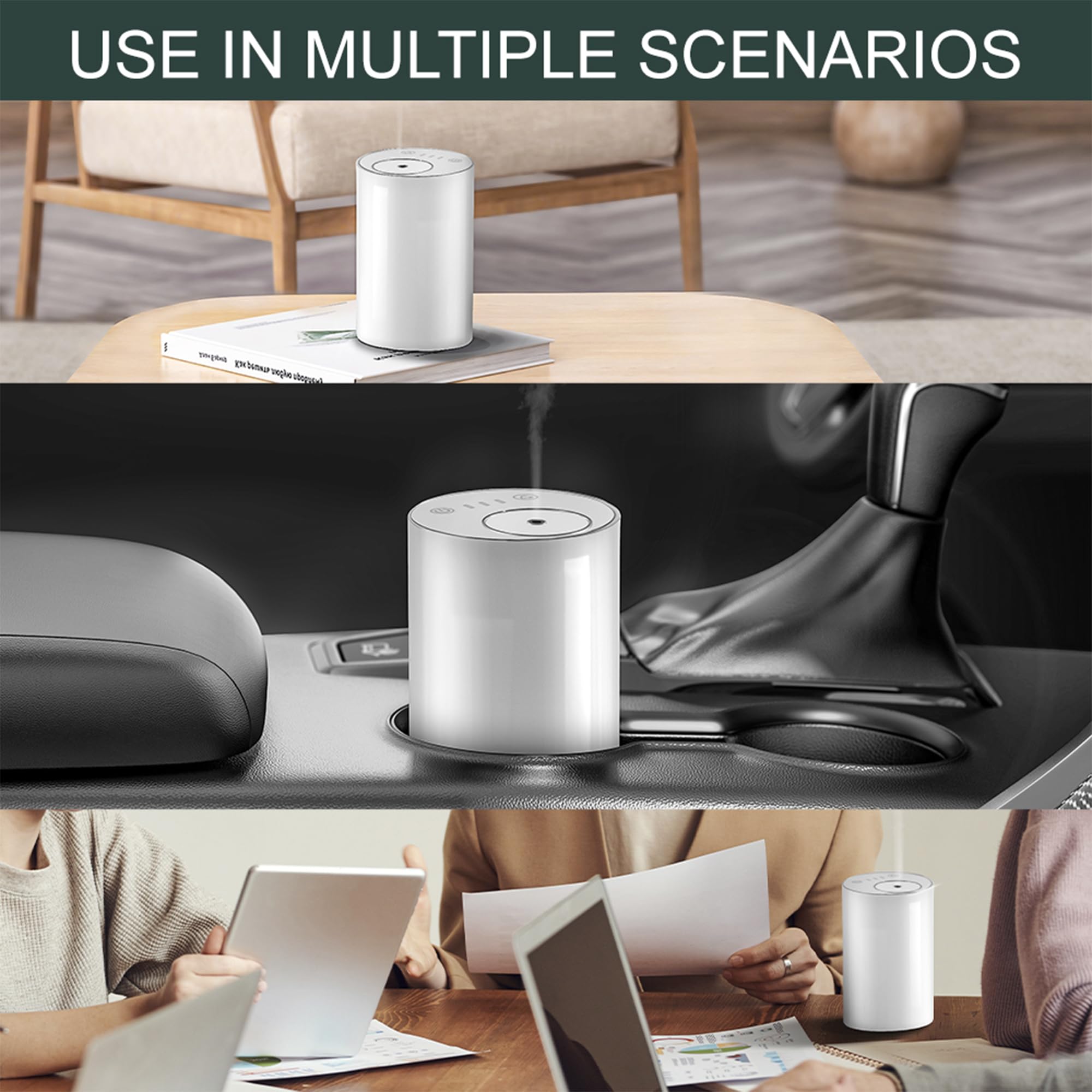 Scentcares Sentiment Diffuser auto shut-off promotes efficient operation and peace of mind.