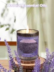 Gardenia scented candle in a 32oz soy wax jar
