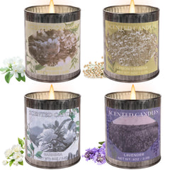 Lavender scented candle in a 32oz soy wax jar
