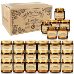 Jasmine-scented candle from the 24-pack set