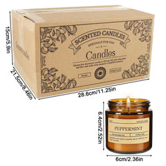 Lavender-scented candle from the 24-pack set