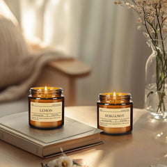 Gift-ready packaging for the 24-pack scented candle set