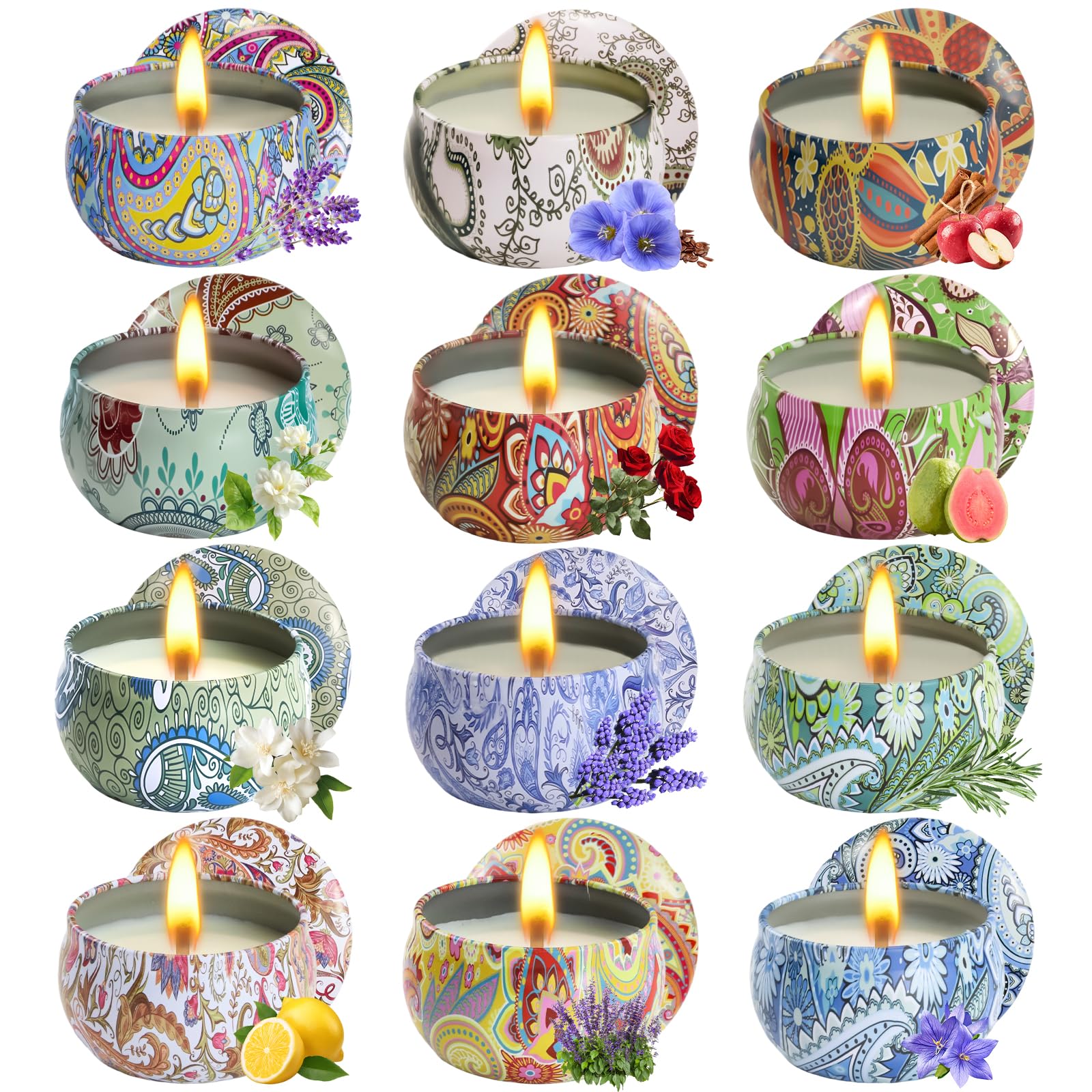 Candles in a cozy room ambience demonstrating home use.