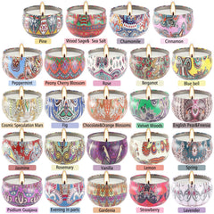 Candle jar 1 in the Scented Candles Gift Set