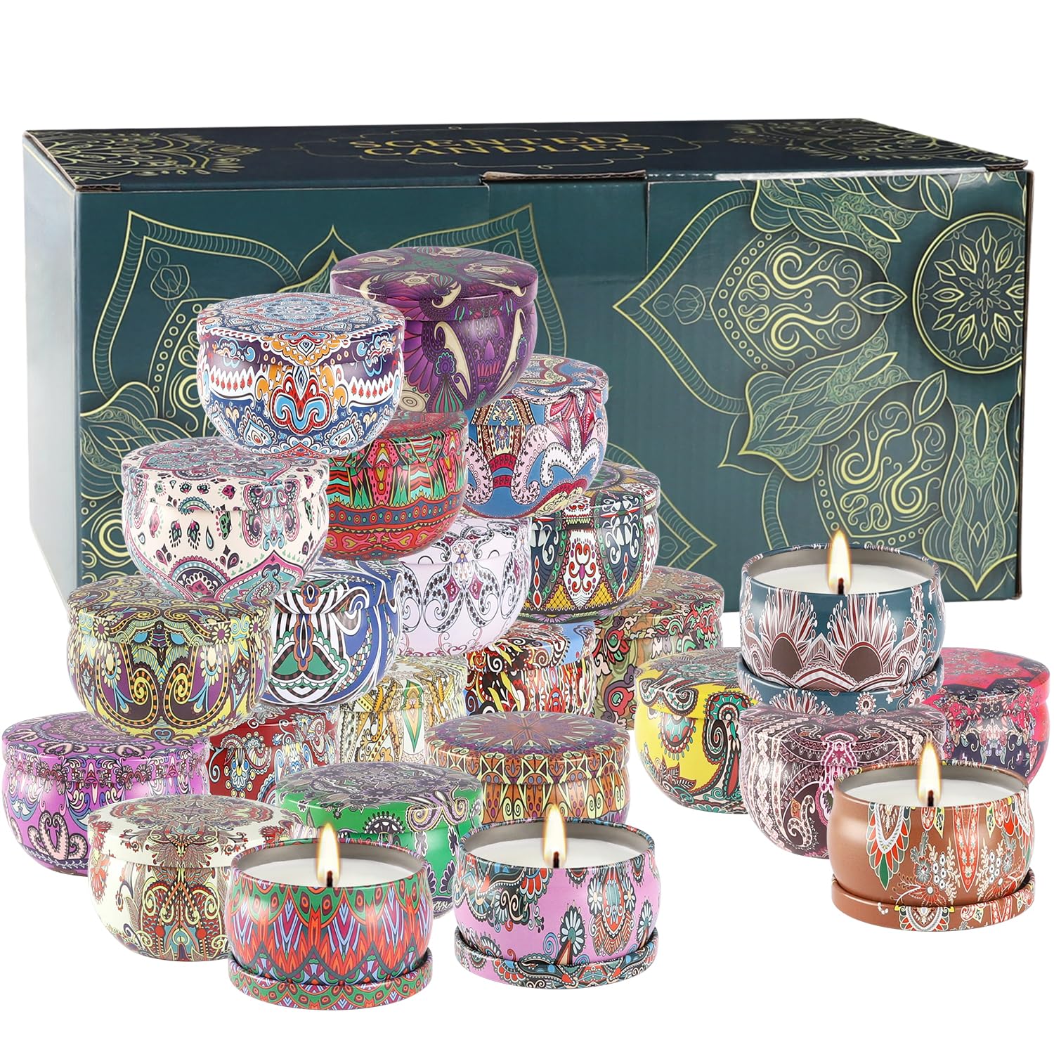Candle jar 2 in the Scented Candles Gift Set