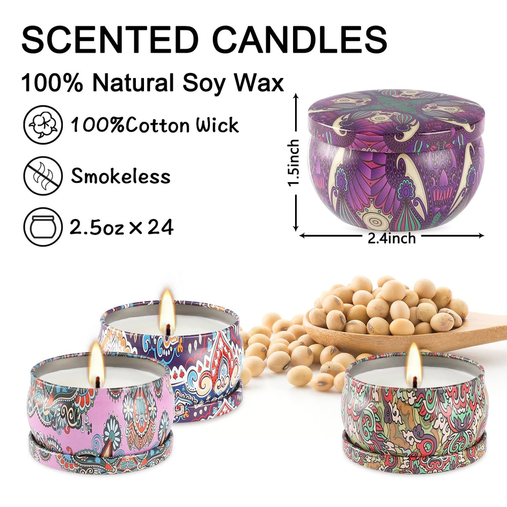 Candle jar 6 in the Scented Candles Gift Set