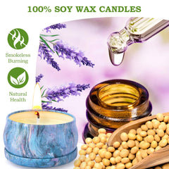 Assorted fragrances including Apple, Lavender, Gardenia