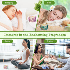 Gift-ready scented candle set in elegant packaging