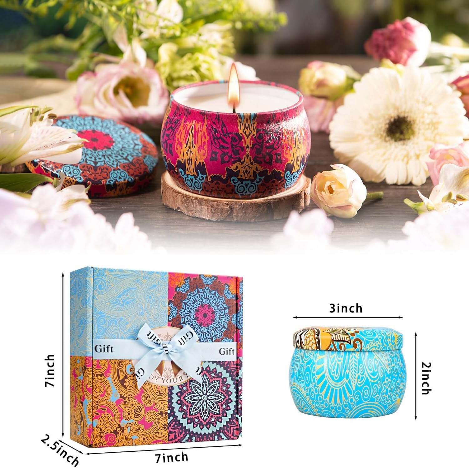 Fresh Spring Aloha Orchid scented candle from the 4-pack set