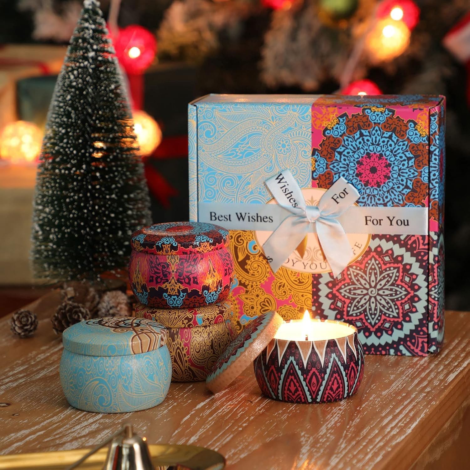 Mediterranean Fig scented candle from the 4-pack set